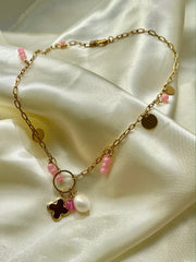 Collier Grigri Rose - theluxurystory