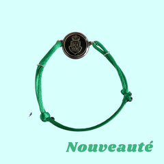 Bracelet nylon vert - theluxurystory